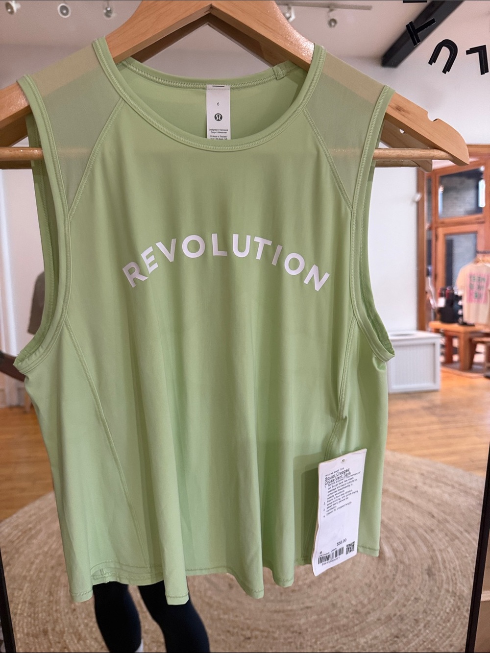 Lululemon Sculpt Cropped Cross-Vent Tank NWT